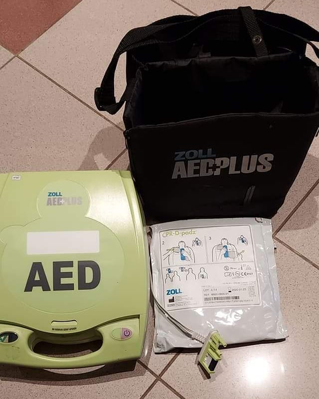 Defibrylator ZOLL AED Plus w OSP Białołęka