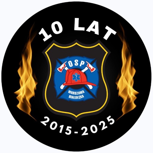 Logo- 10 lat OSP Białołęka